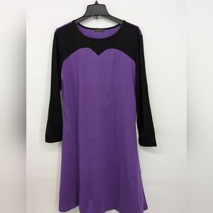 New black Purple Evil Queen 👑 Ursula Dress Women Halloween Costume S M L XL XXL